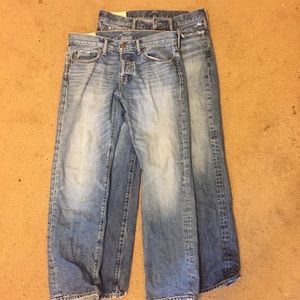 2 Ambercrombie and Fitch Jeans
